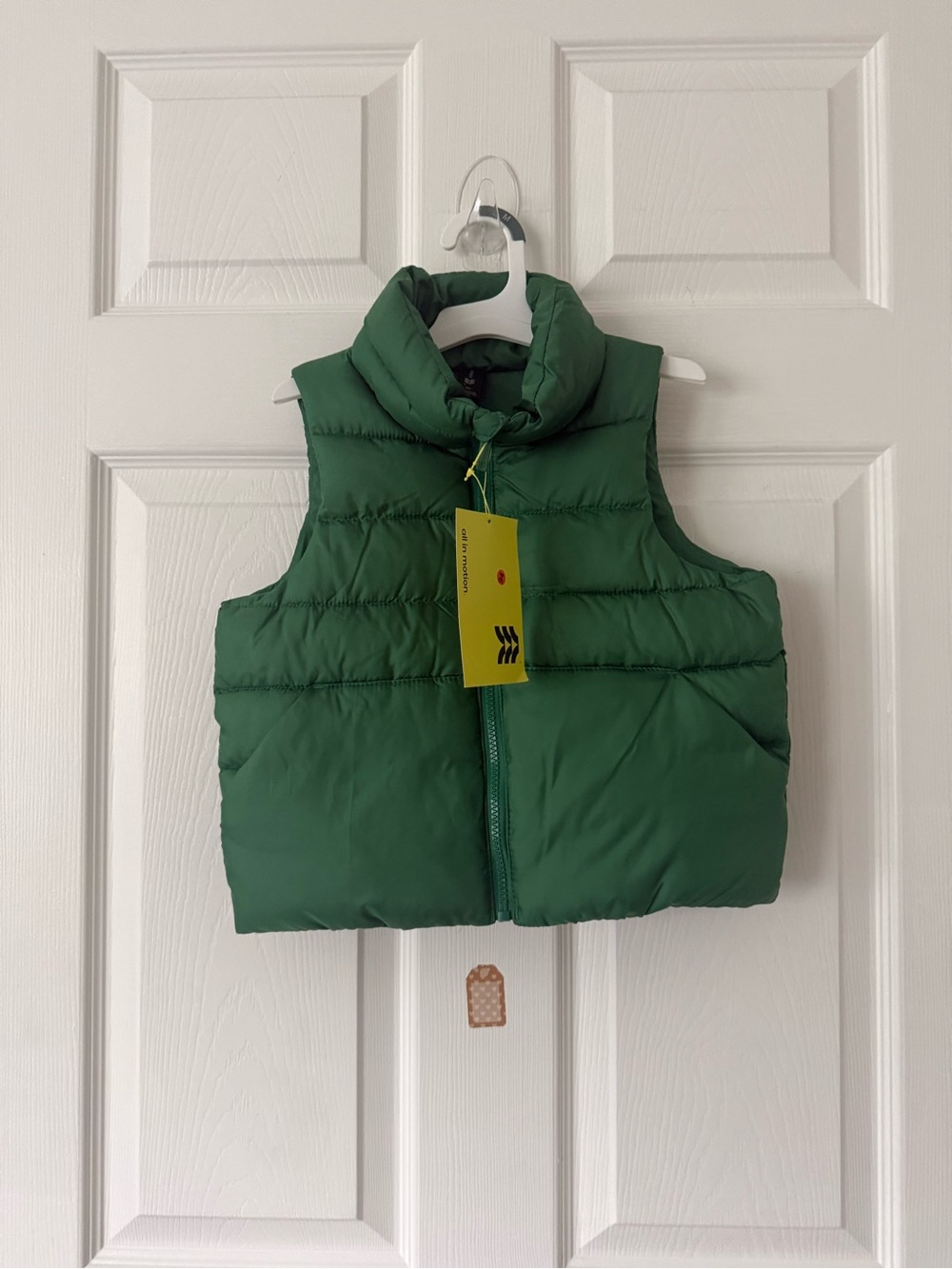 all in motion Green Puffer Vest for Kids